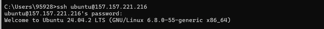 Open terminal application