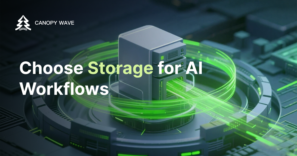 ai storage workflows